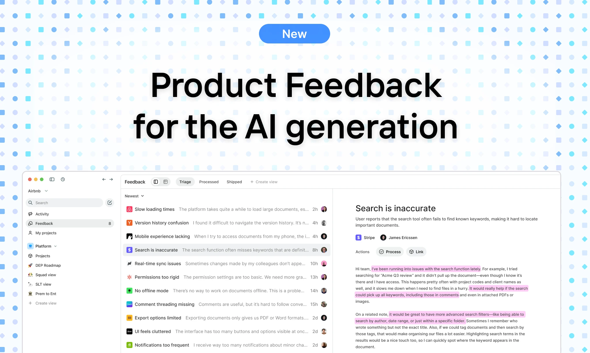 Alloy Feedback